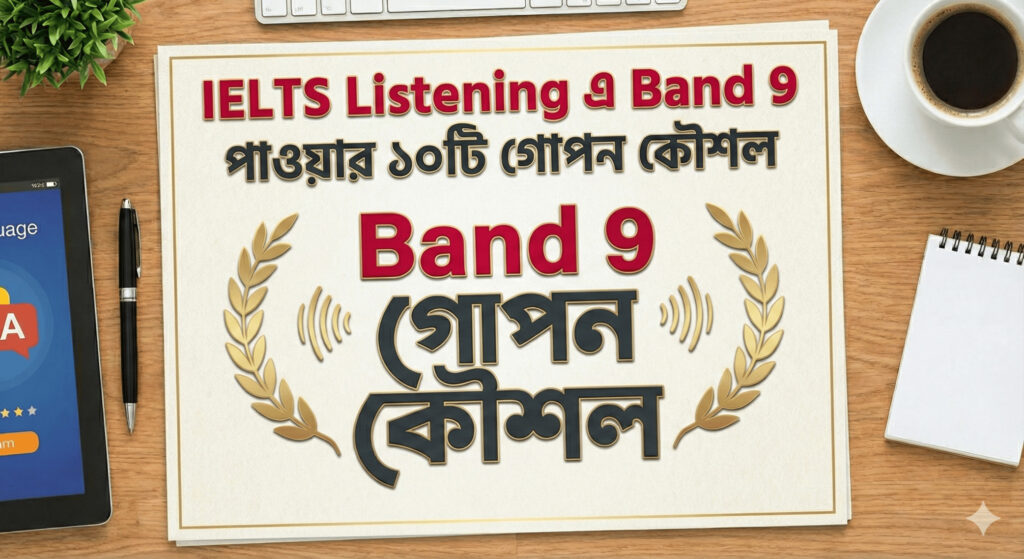 IELTS Listening এ Band 9 পাওয়ার ১০টি গোপন কৌশল | Expert Tips